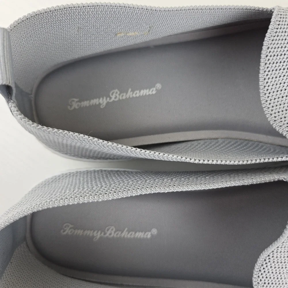 Tommy Bahama Women 8.5 Gray Slip On Shoe Boat Comfort‎